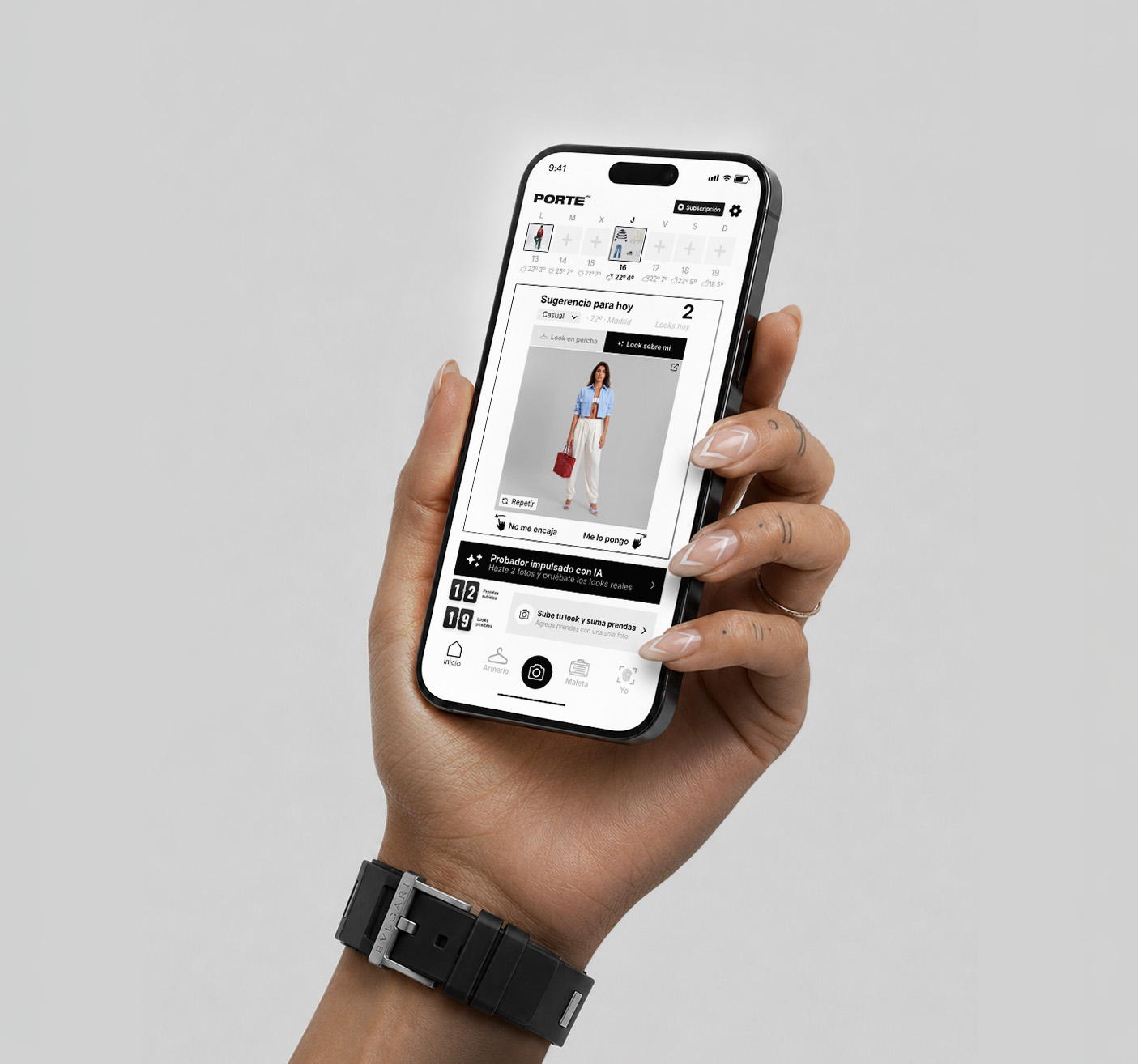 App PORTE™ en el móvil